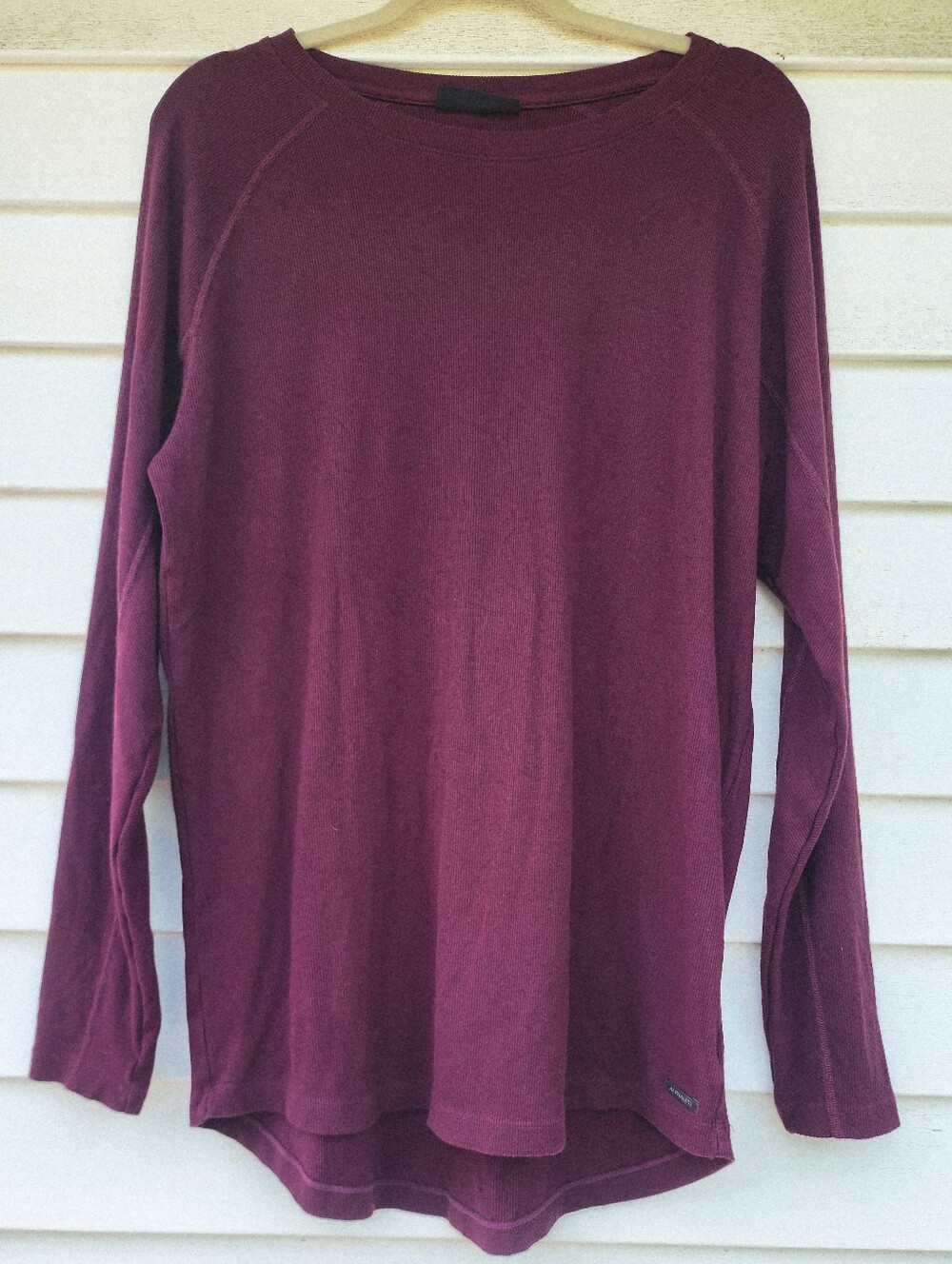 Monarch Collection Alphalete Men's Long-Sleeve Crewneck Ribbed Shirt Large
